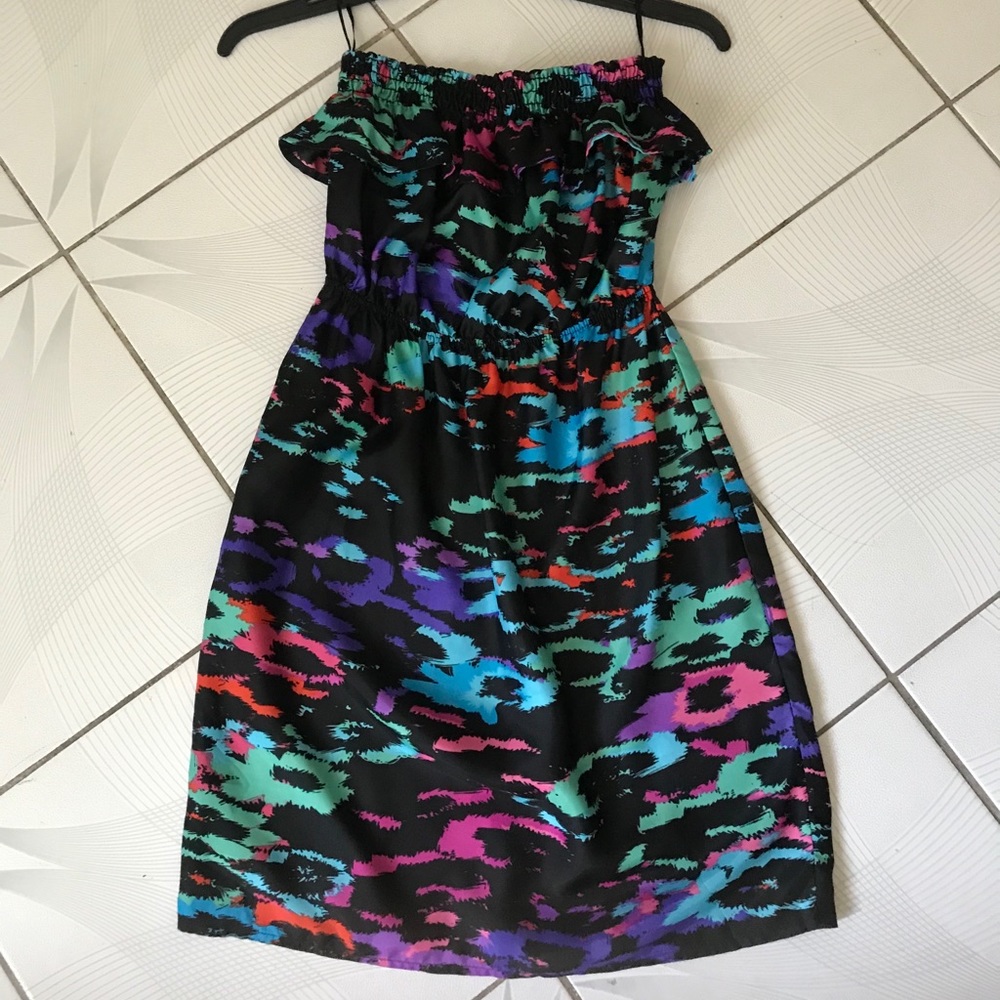 Eight Sixty Silky Strapless Dress